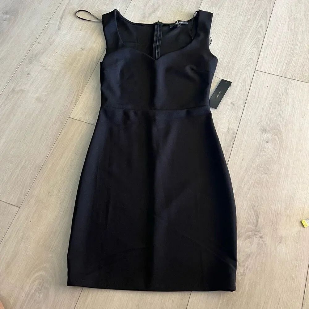 Lulus women black dress size S